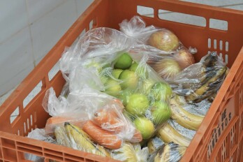 Doações de frutas e verduras ao Banco de Alimentos garante cestas a 16 entidades beneficentes